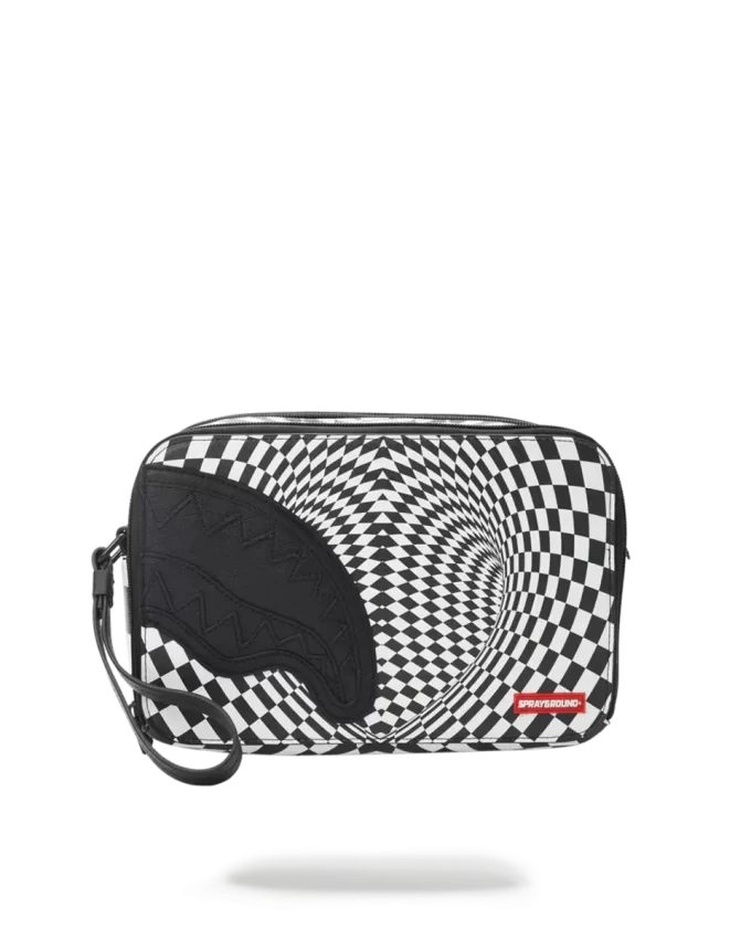 ARTICOLI DA TOELETTATURA A QUADRI TRIPPY, ANCHE BORSA PER I SOLDI