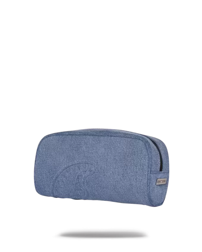 ASTUCCIO PER MATITE A FORMA DI SQUALO LAVATO CON PIETRA