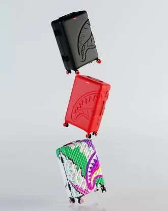 BAGAGLIO A MANO RIGIDO ROSSO SHARKITECTURE STAMPATO