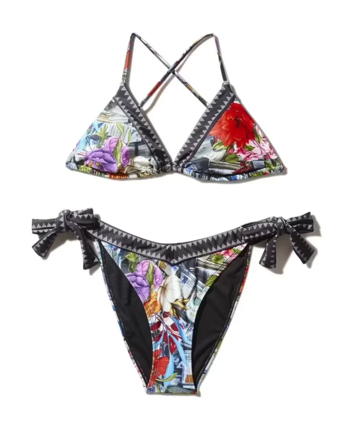 BIKINI FLOREALE CON DENARO