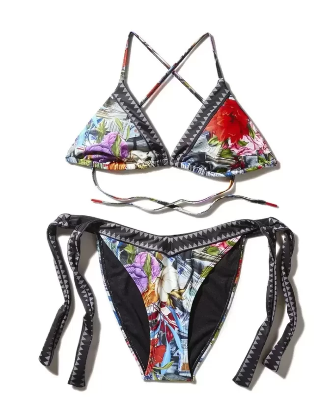 BIKINI FLOREALE CON DENARO