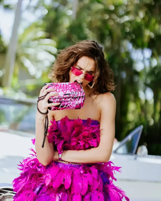 BORSA A MANO AFTERGLOW SKYGLOW SHARK