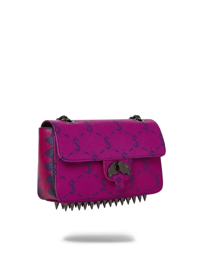 BORSA A MANO CON CATENA DORATA E SQUALO NAPDRAGON