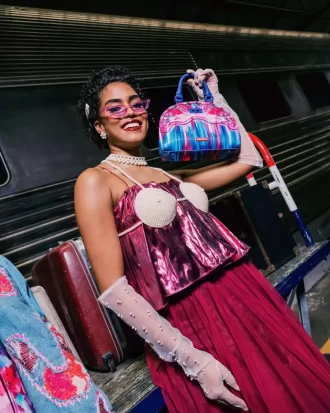 BORSA A MANO FLORA BOTANICA SHARK