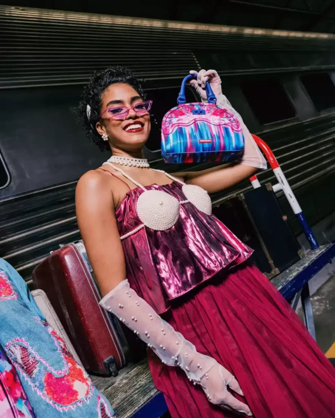 BORSA A MANO FLORA BOTANICA SHARK