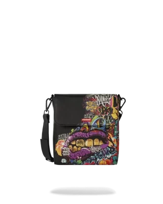 BORSA A MESSAGGIO HALF GRAF LIPS