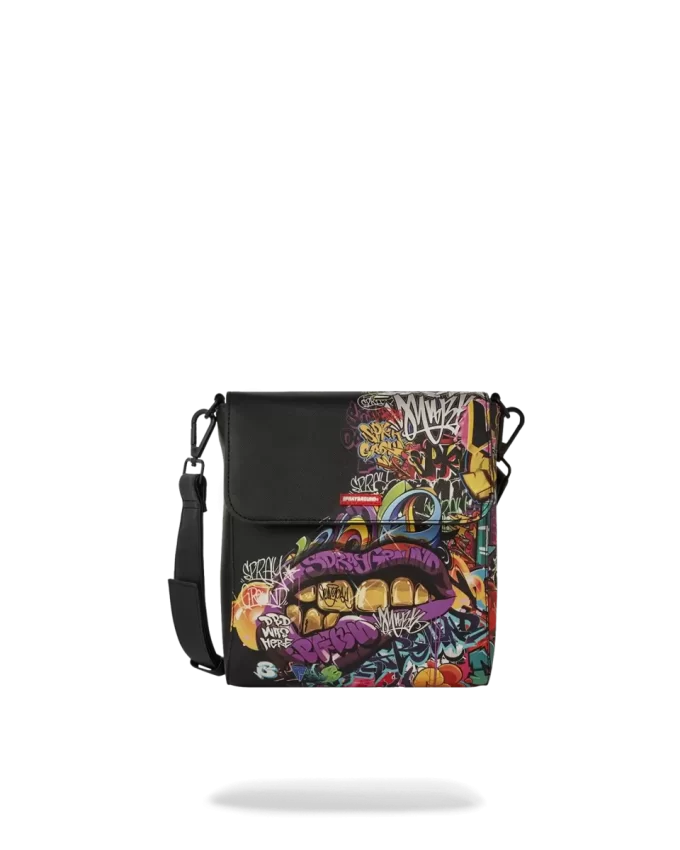 BORSA A MESSAGGIO HALF GRAF LIPS