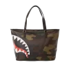 BORSA A QUADRI IN CAMOUFLAGE