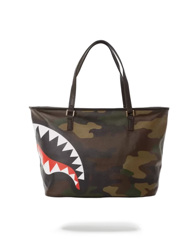 BORSA A QUADRI IN CAMOUFLAGE