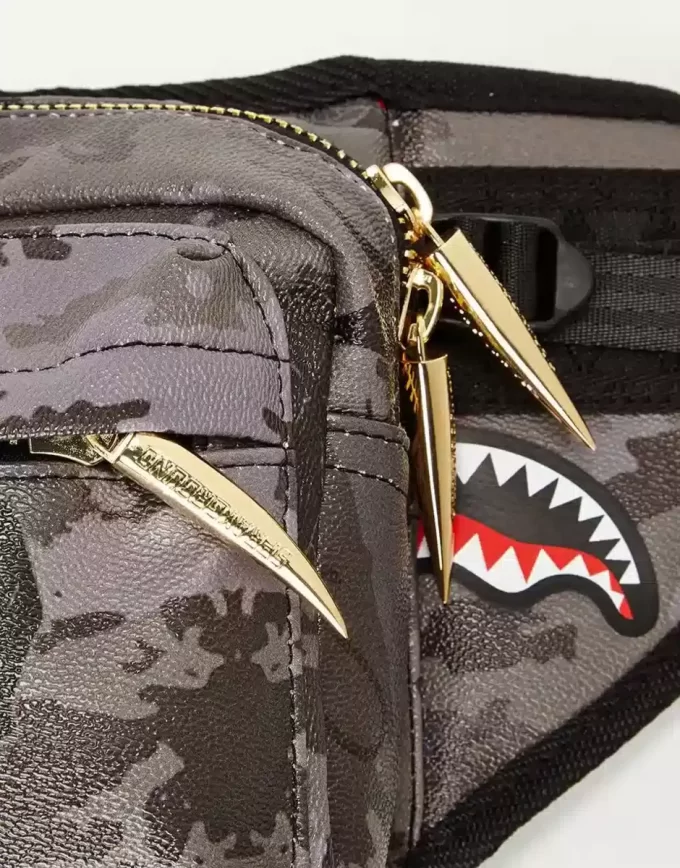 BORSA A TRACOLLA BLACK PANTHERA CAMO