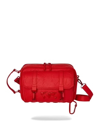 BORSA A TRACOLLA JAMES FIRST CLASS ROSSO RUBINO