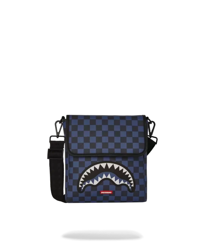 BORSA A TRACOLLA MESSENGER MIDNIGHT MAGIC SHARKS IN PARIS