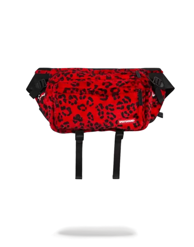BORSA A TRACOLLA RED LEOPARD