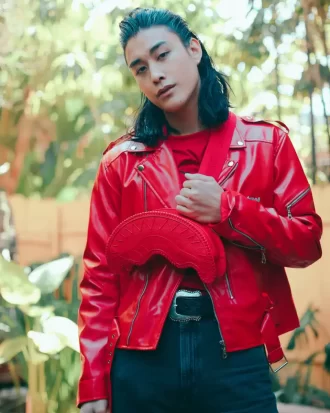 BORSA A TRACOLLA RED RIVIERA SHARKMOUTH