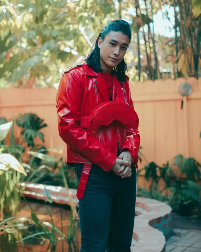 BORSA A TRACOLLA RED RIVIERA SHARKMOUTH