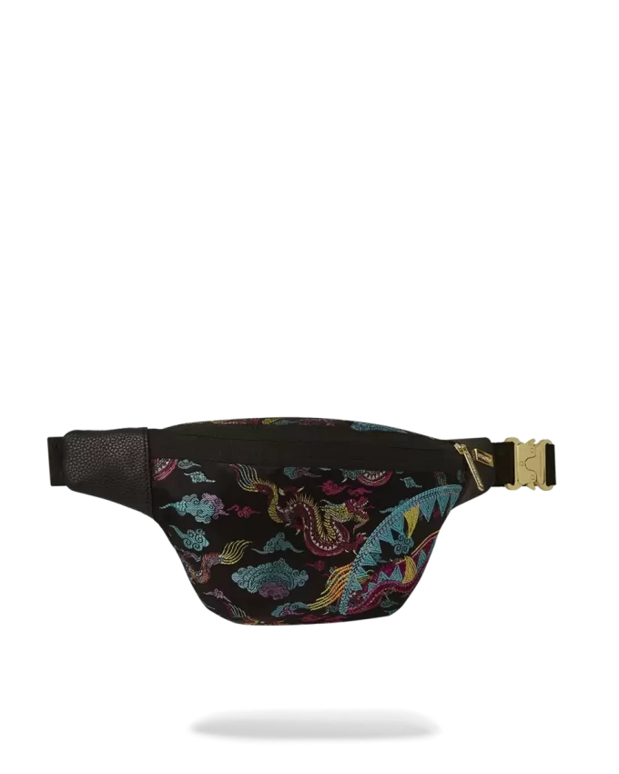 BORSA A TRACOLLA SAVVY CON DRAGHI RICAMATI