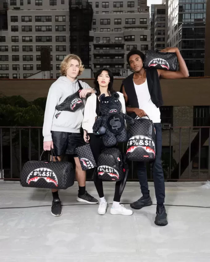 BORSA A TRACOLLA SHARK SAVVY WHAT THE BEEP