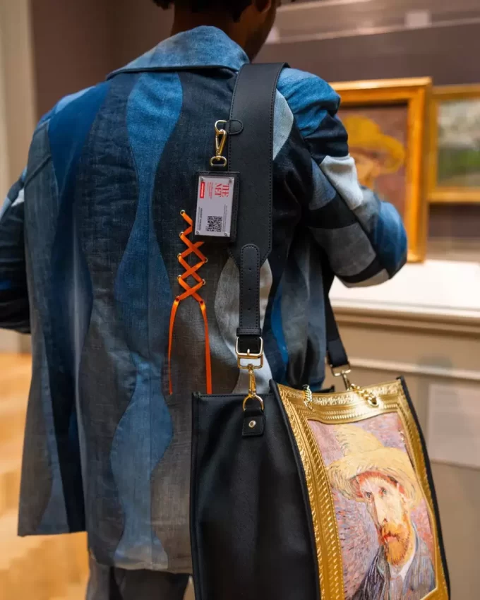 BORSA AUTORITRATTO INCORNICIATA VAN GOGH DEL MET