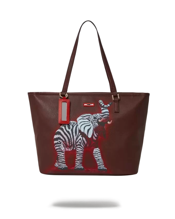 BORSA COLLABORAZIONE ZEBRA ELEPHANT RON ENGLISH
