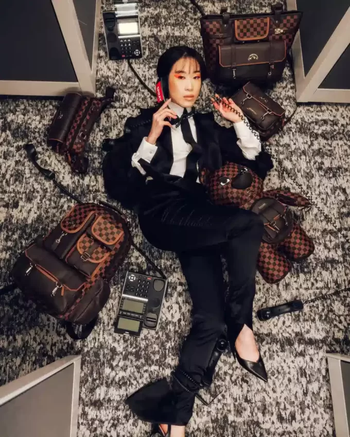 BORSA DA MATTONI MESSENGER SCACCHIO REALE