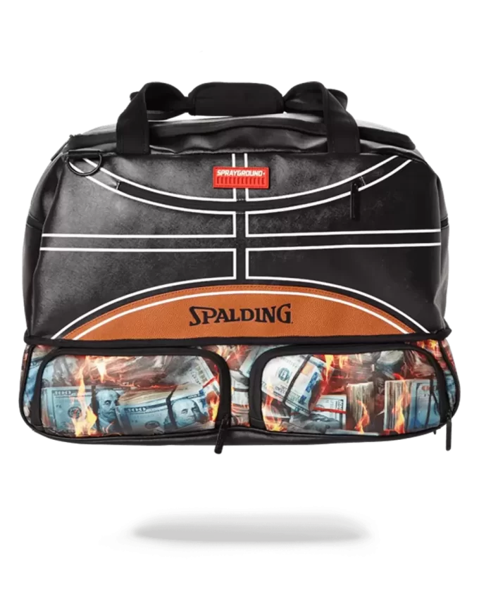 BORSA DA SNEAKER SPALDING X SPRAYGROUND FIRE MONEY BORSA DA SNEAKER SPALDING X SPRAYGROUND FIRE MONEY