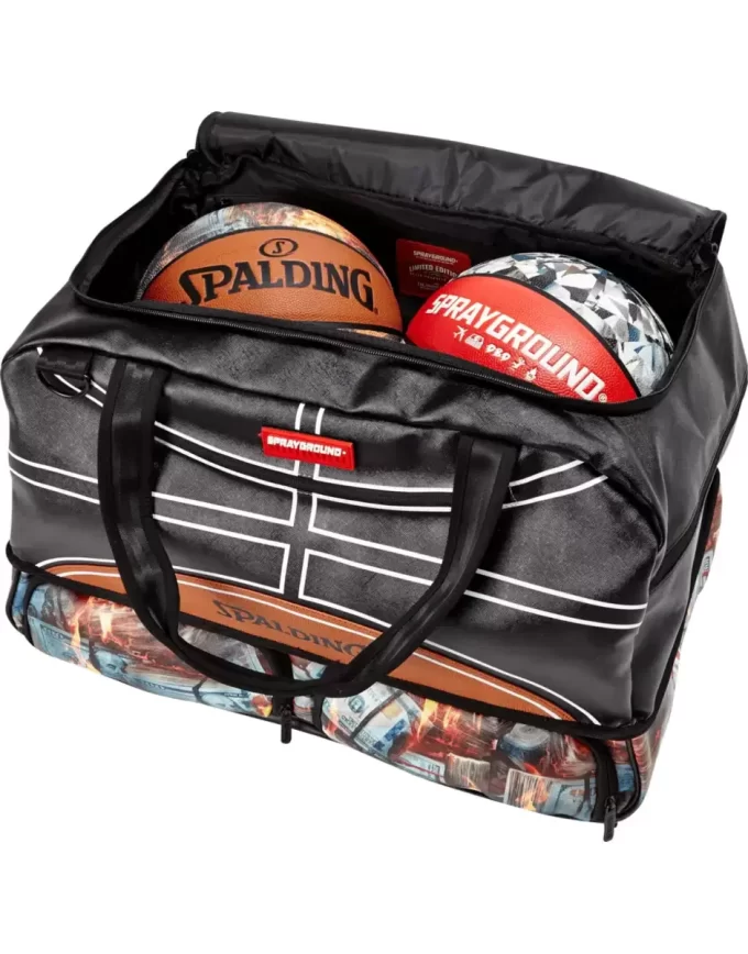 BORSA DA SNEAKER SPALDING X SPRAYGROUND FIRE MONEY BORSA DA SNEAKER SPALDING X SPRAYGROUND FIRE MONEY