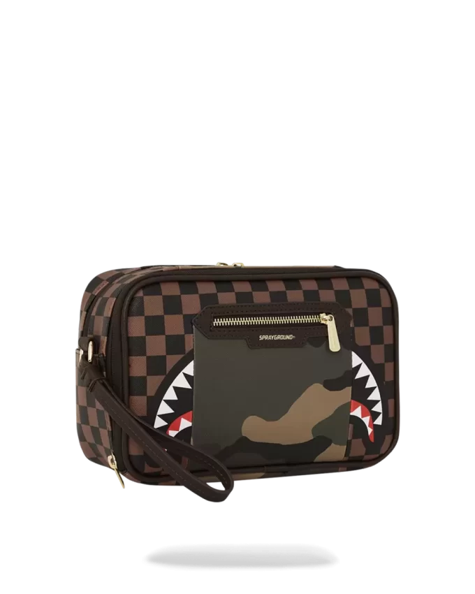 BORSA DA TOELETTATURA BRICKSIDE SHARKS IN PARIS CON TASCA ESTERNA CON ZIP ORO