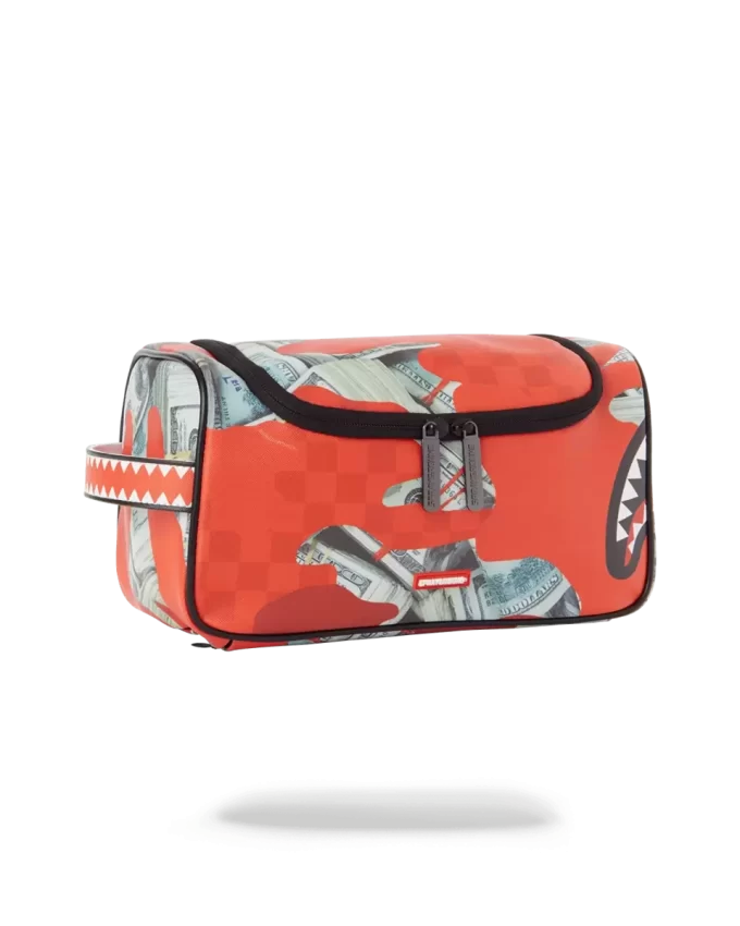 BORSA DA TOELETTATURA MONEY CAMO (ROSSA)