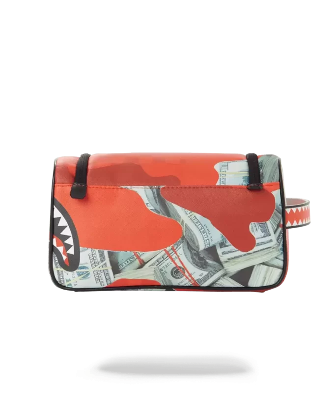 BORSA DA TOELETTATURA MONEY CAMO (ROSSA)