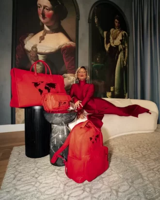 BORSA DA VIAGGIO JAMES FIRST CLASS RUBY RED PYRAMID GRANDE