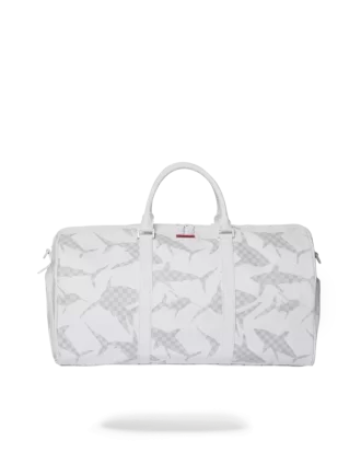 BORSA DA VIAGGIO SHARK CHECK (BIANCO)