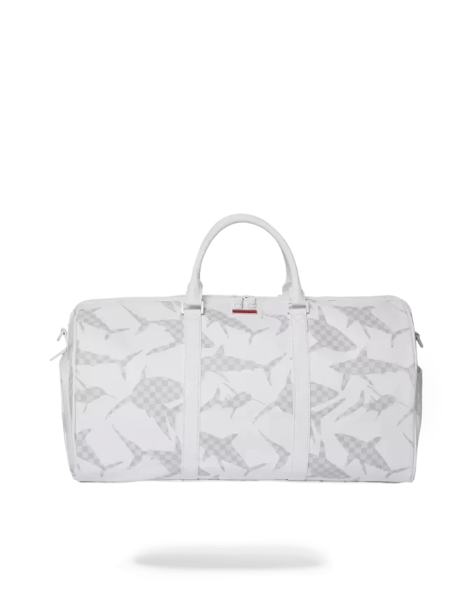 BORSA DA VIAGGIO SHARK CHECK (BIANCO)