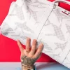 BORSA DA VIAGGIO SHARK CHECK (BIANCO)