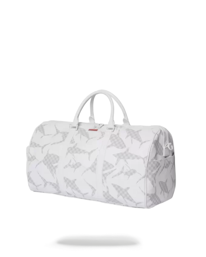 BORSA DA VIAGGIO SHARK CHECK (BIANCO)