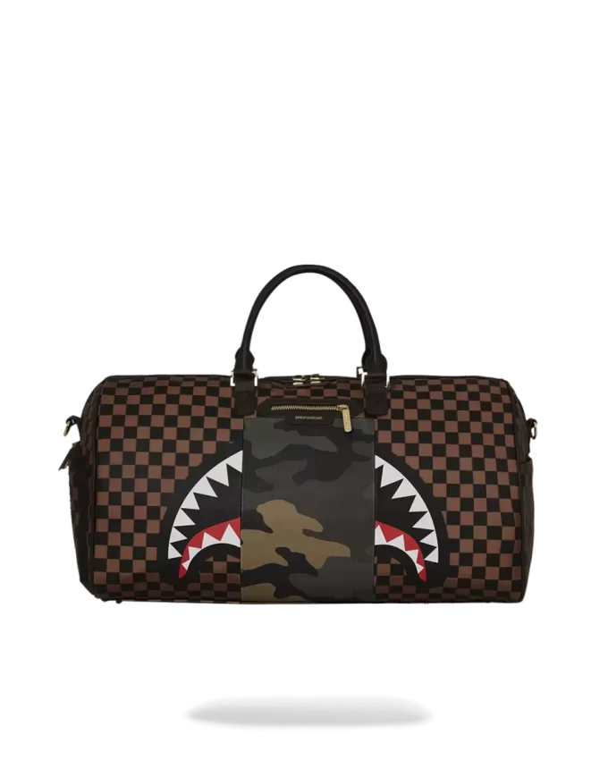 BORSA DA VIAGGIO SHARKS IN PARIS CON TASCA ESTERNA CON ZIP ORO