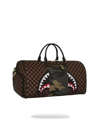 BORSA DA VIAGGIO SHARKS IN PARIS CON TASCA ESTERNA CON ZIP ORO