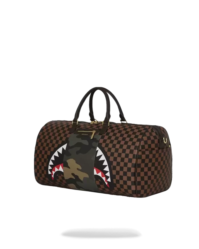 BORSA DA VIAGGIO SHARKS IN PARIS CON TASCA ESTERNA CON ZIP ORO