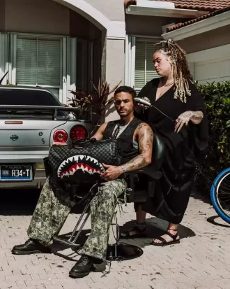 BORSA DA VIAGGIO SHARKS IN PARIS THUNDERDRIP