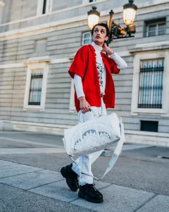 BORSA IMPERATORE CON MOTIVO A DENARO IN POLVERE