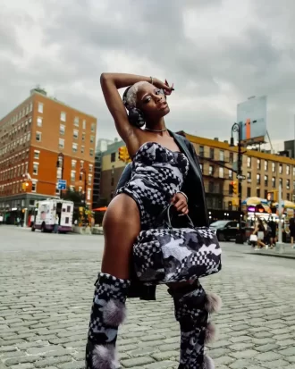 BORSA MINI IN PELUCHE ASPEN HIGHLANDS 3AM