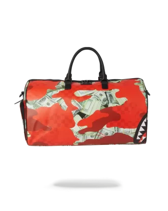 BORSA MONEY CAMO (ROSSA)