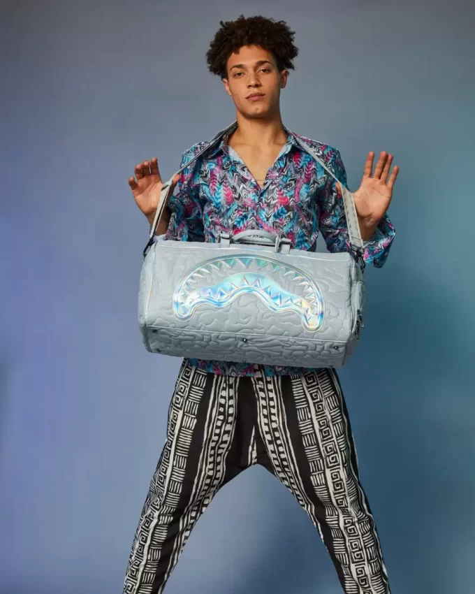 BORSA TRAPUNTATA IRIDESCENTE MIRASHAKU