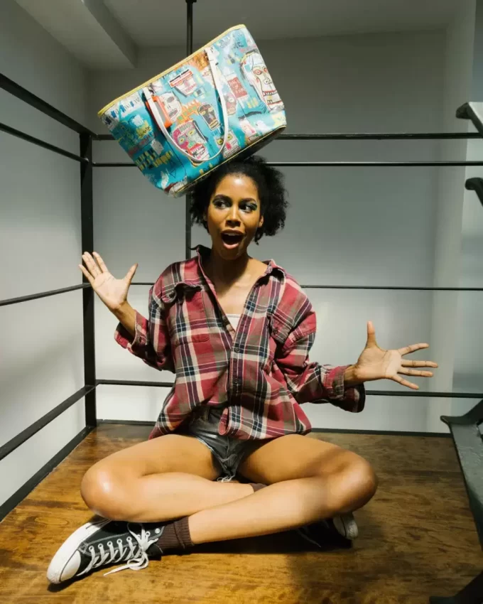 BORSA UFFICIALE BASQUIAT MITCHELL CREW 1983