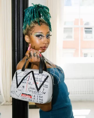 BORSA UFFICIALE BASQUIAT SENZA TITOLO (POPCORN AL FORMAGGIO) 1983