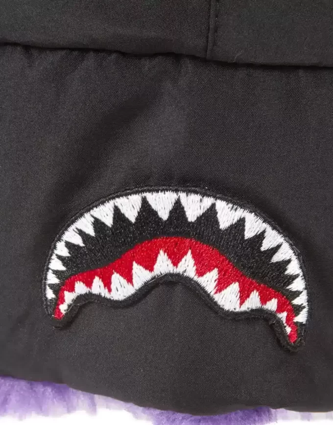 CAPPELLO DA AVIATORE IN PELLICCIA VIOLA 3M NERO