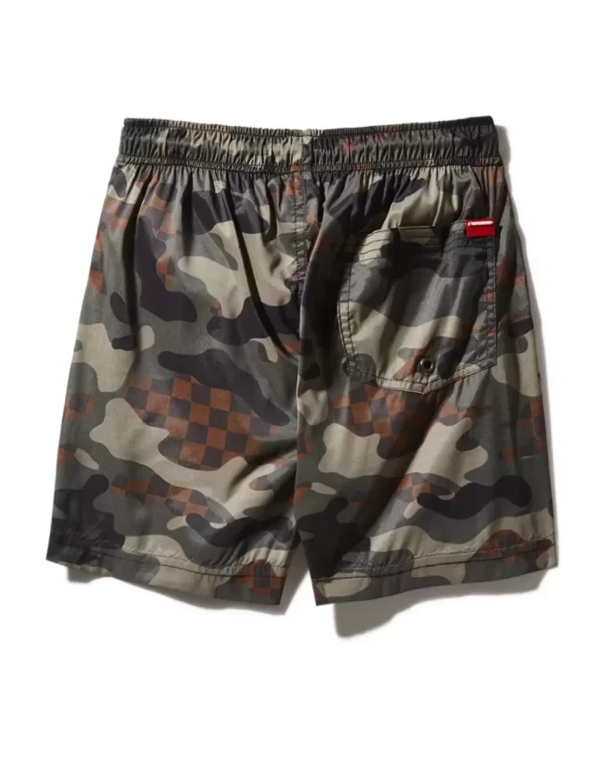 COSTUME DA BAGNO A QUADRI CAMO PER BAMBINI