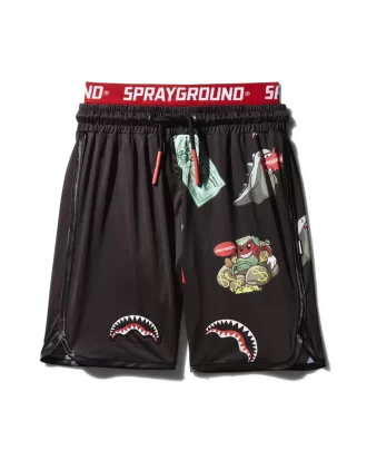 COSTUME DA BAGNO ALL-IN CON TOPPE PER BAMBINI (NERO)