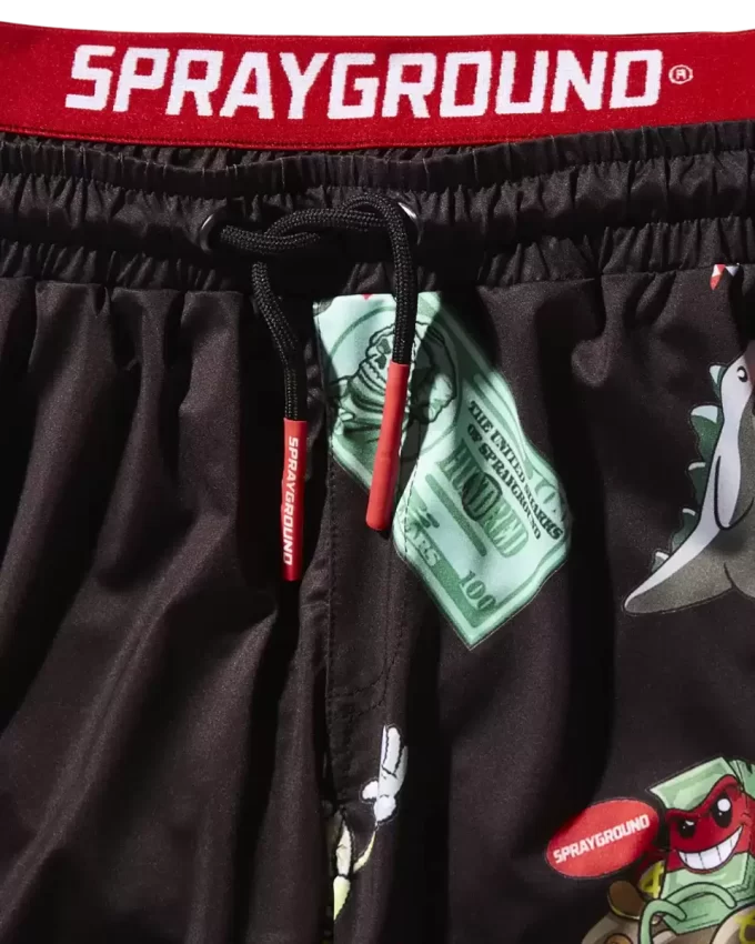 COSTUME DA BAGNO ALL-IN CON TOPPE PER BAMBINI (NERO)