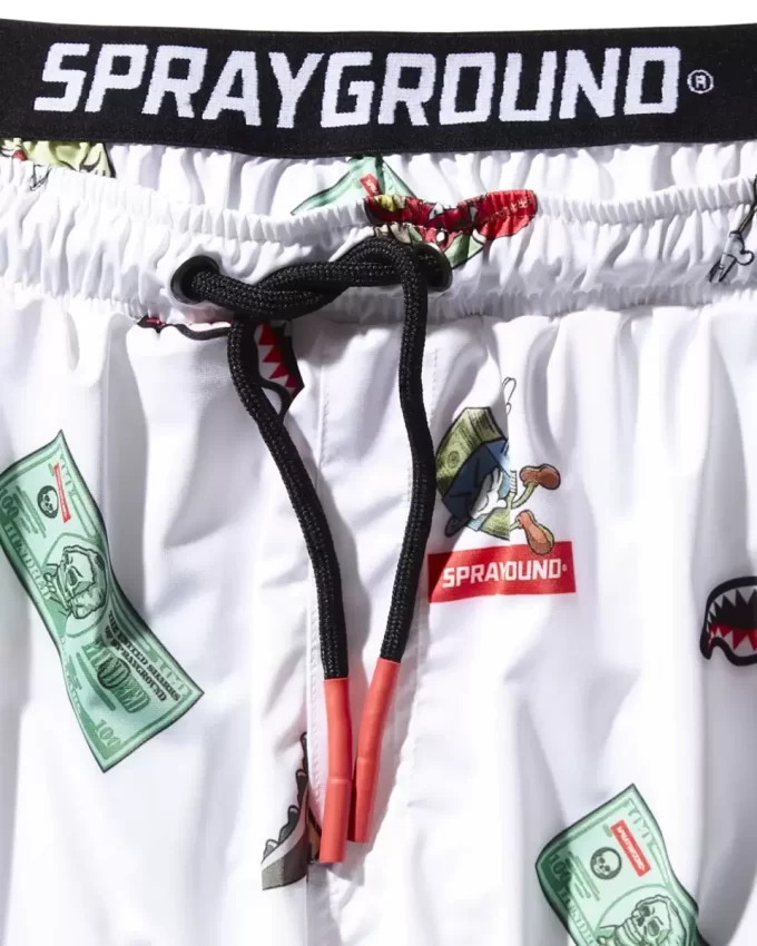 COSTUME DA BAGNO CORTO ALL-IN PATCH (BIANCO)