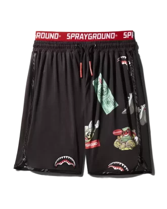 COSTUME DA BAGNO CORTO ALL-IN PATCH (NERO)